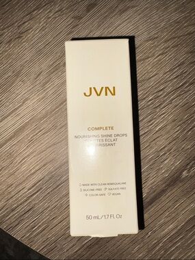 JVN Complete Nourishing Shine Drops – White and Gold Packaging